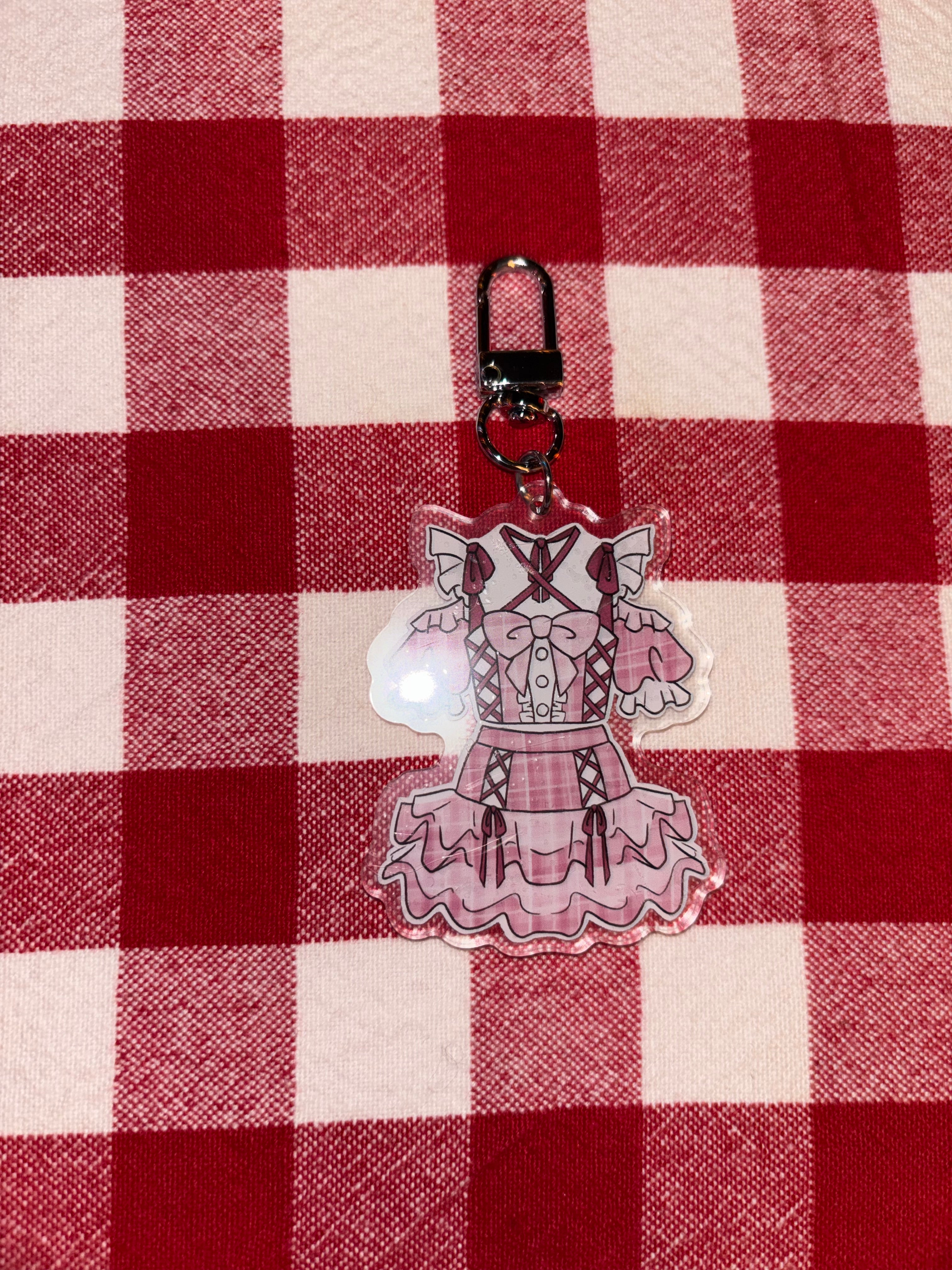 Acrylic Outfit Keychain